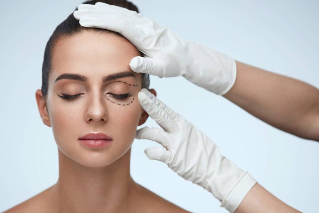 concept of 12 questions to ask your eyelid surgery during a consultation